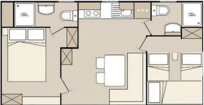 Mobile Homes Crystal Biograd Na Moru 4*,  Chorvatsko
